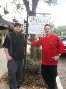 New Chefs at The Bistro on Park Avenue, David Jones (left) and Edward Hollingsworth.